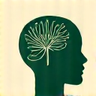 Icon representing mental wellness and calm