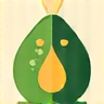 Icon representing nutrition and science